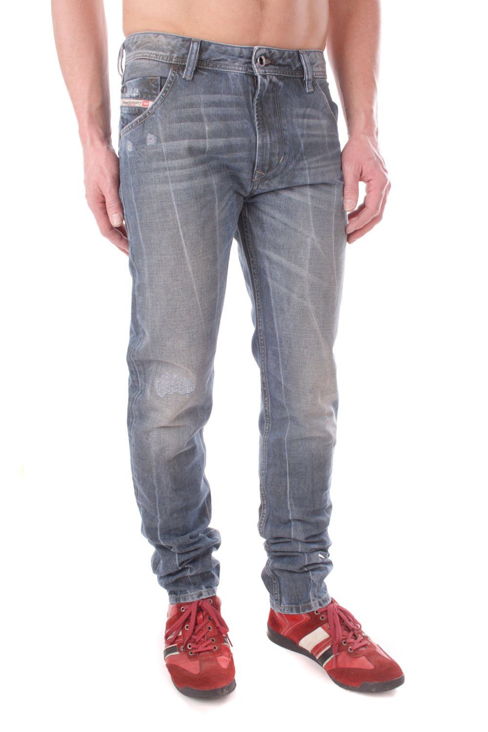 Diesel Slim-fit-Jeans Diesel Krayver 0837H Herren Jeans Hose Slim Carrot günstig online kaufen