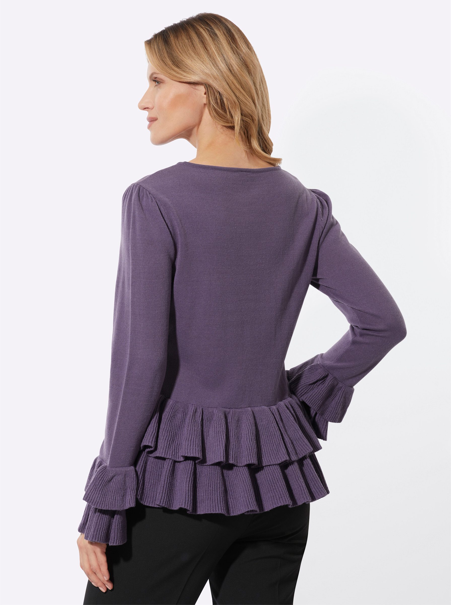 Sieh an! Strickpullover Rundhalspullover günstig online kaufen