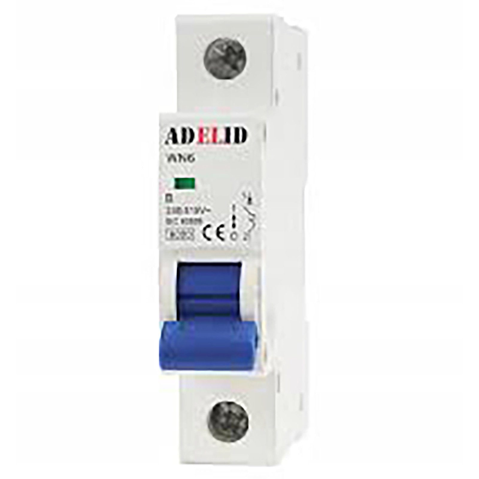 ADELID Schalter, LS-Schalter Leitungsschutzschalter Sicherungsautomat 1-polig B 4A 230/400V AC