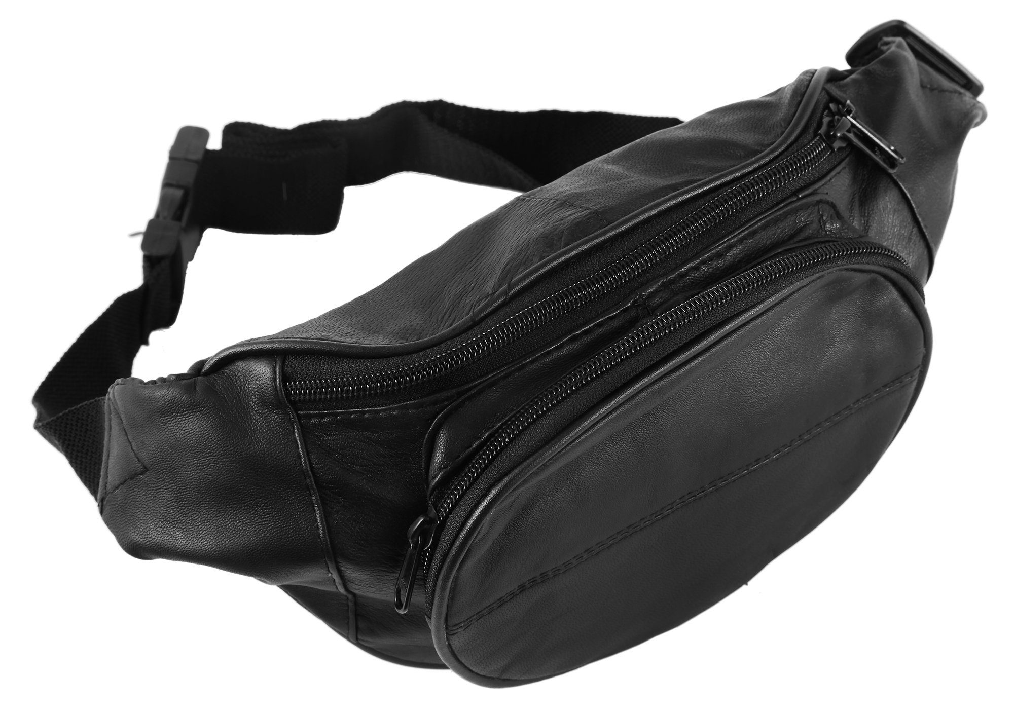 STEINMEISTER Bauchtasche Kiyam Unisex Hüfttasche Gürteltasche aus Echtleder