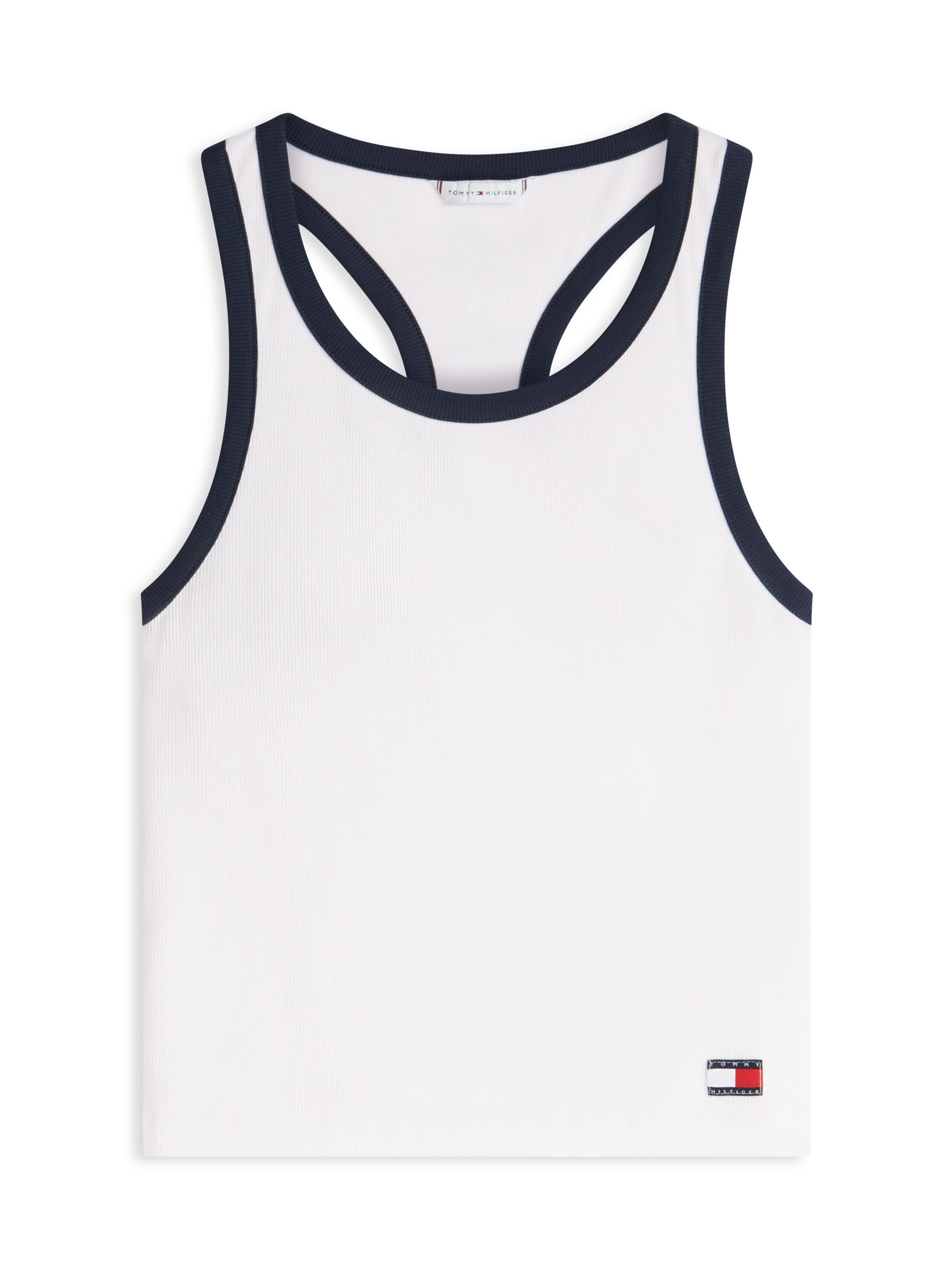 Tommy Hilfiger Underwear Tanktop Heritage geripptes Lounge-Top mit Racerback – Bild 4 von 5