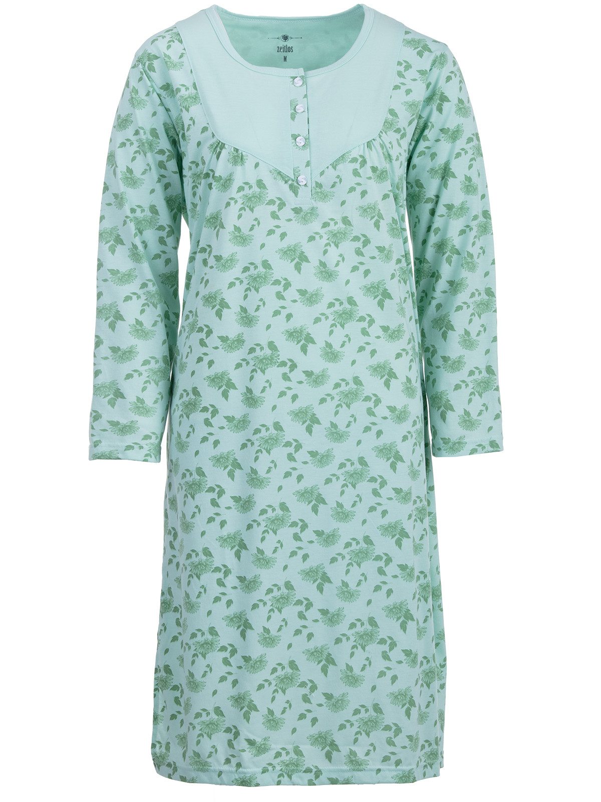 zeitlos Nachthemd Nachthemd Langarm - Romy Chrysantheme günstig online kaufen