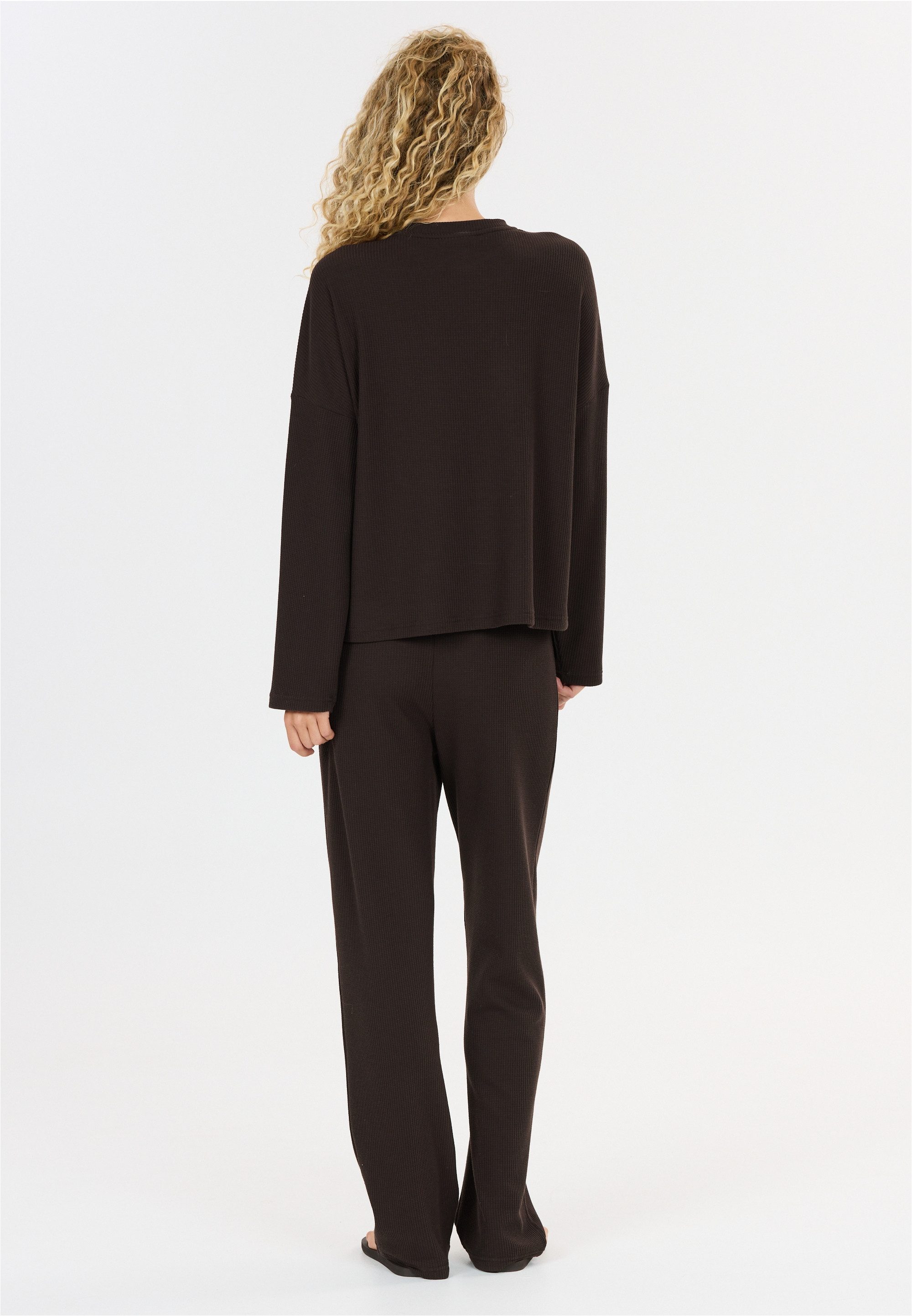 ATHLECIA Sweatshirt Cardall aus superweichem Waffle-Material