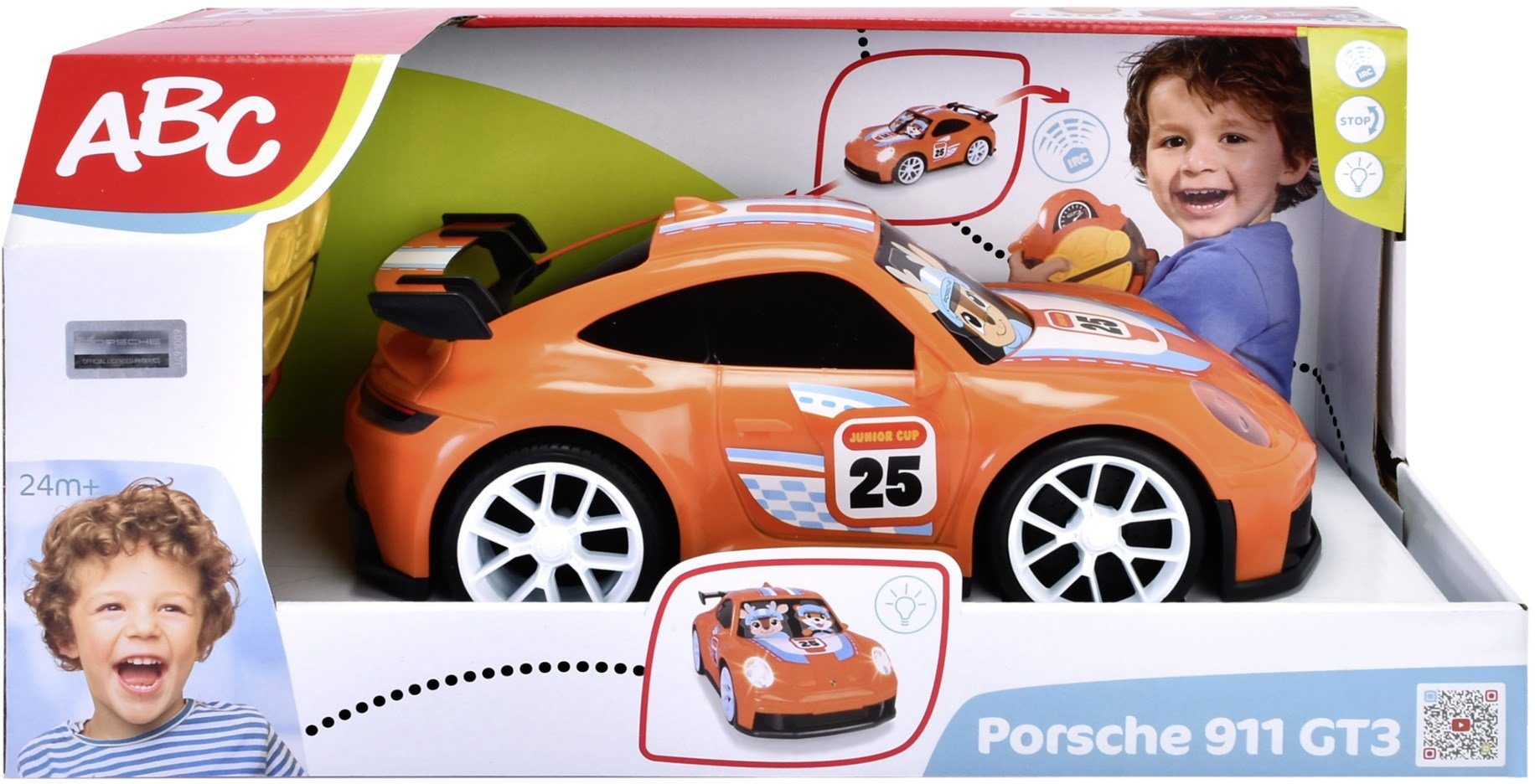 ABC-Dickie-Simba RC-Auto Kleinkindspielzeug ferngesteuertes Auto IRC Porsche 911 GT3 204116005