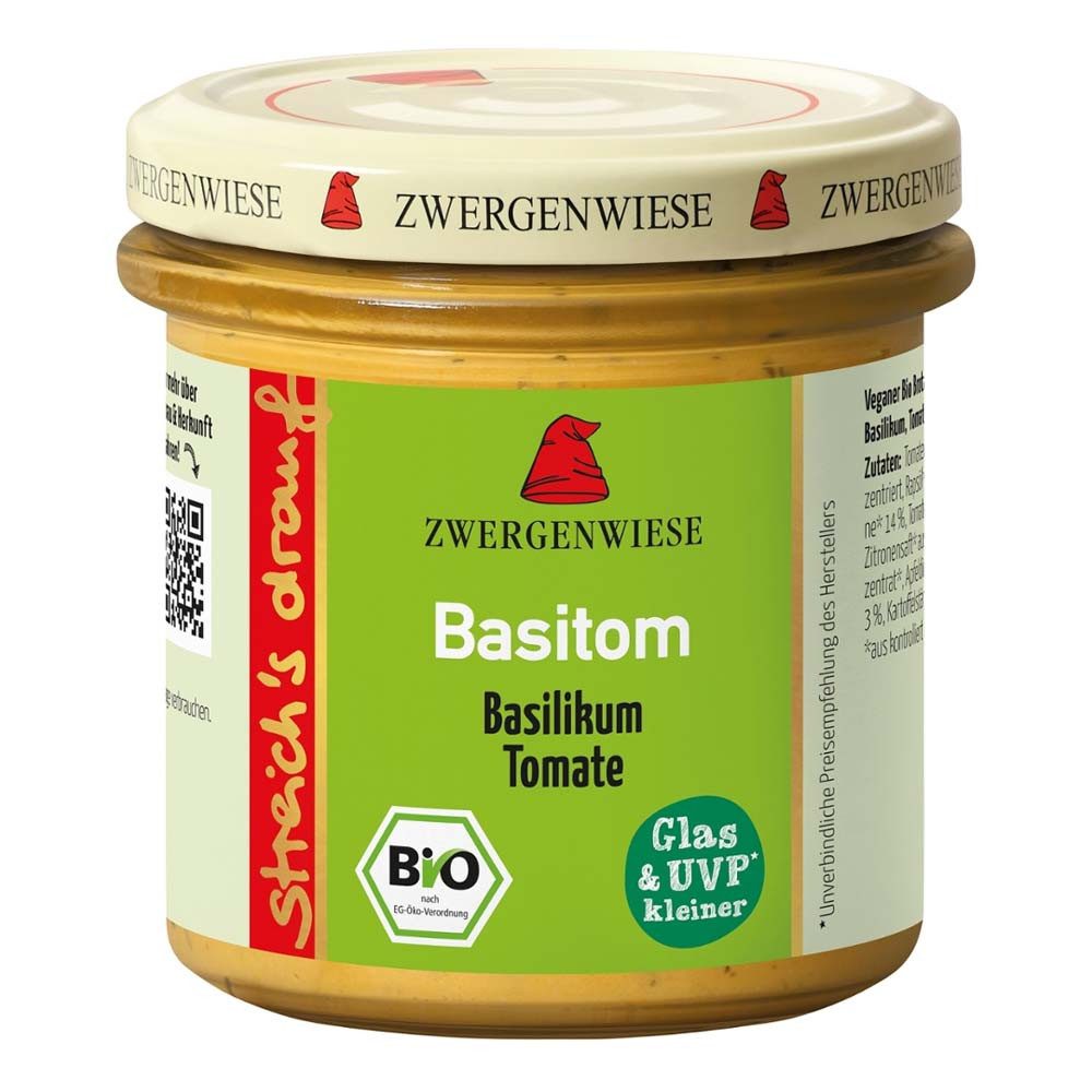 Zwergenwiese Herzhafter Brotaufstrich Streich's drauf - Basitom 135g