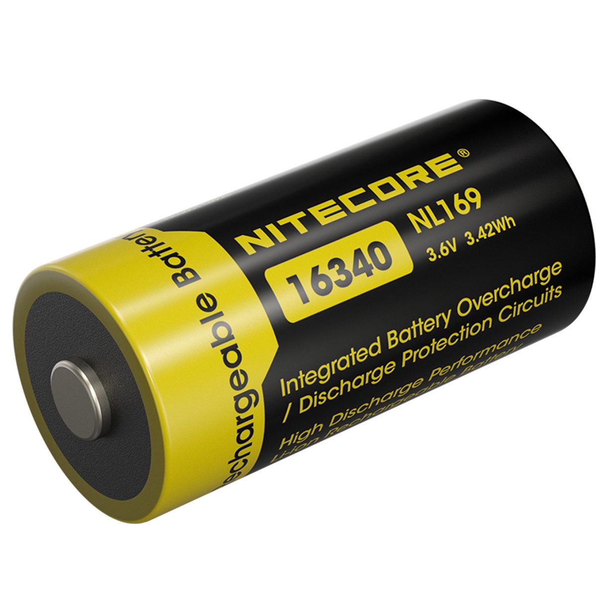 Pila Ricaricabile Nitecore NL169 Agli Ioni Di Litio, 950 MAh, 3.42 Wh, Colore Nero