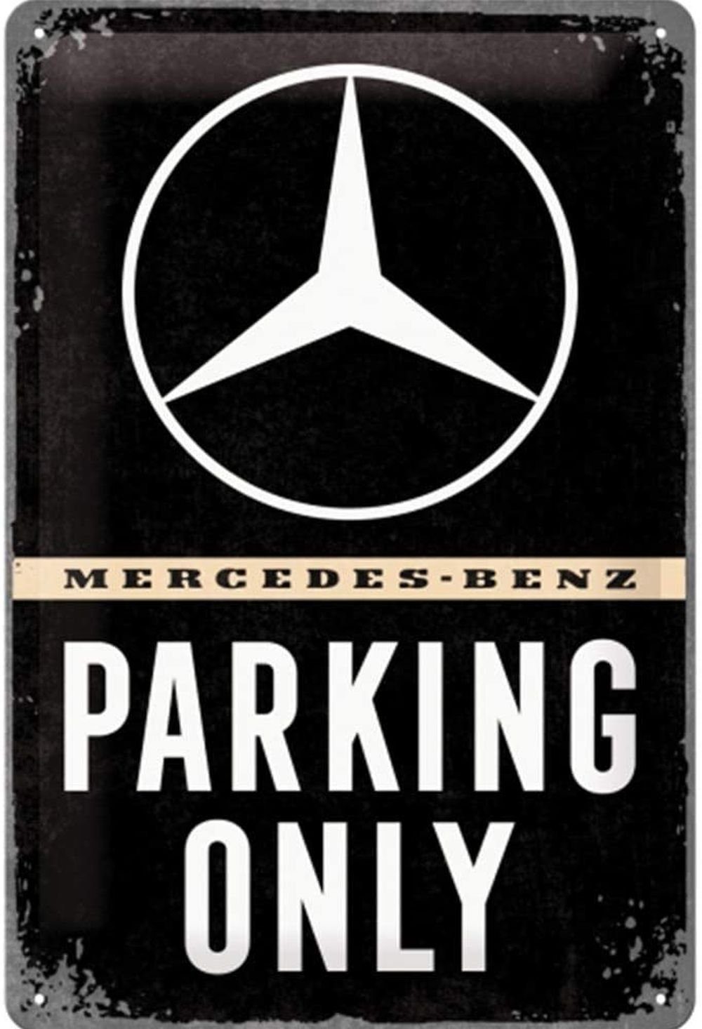 Nostalgic-Art Metallschild Blechschild 20 x 30cm - Mercedes-Benz - Parking Only
