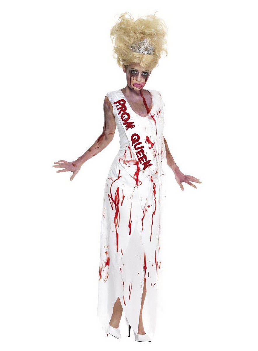 Smiffys Zombie-Kostüm Horror Prom Queen Kostüm