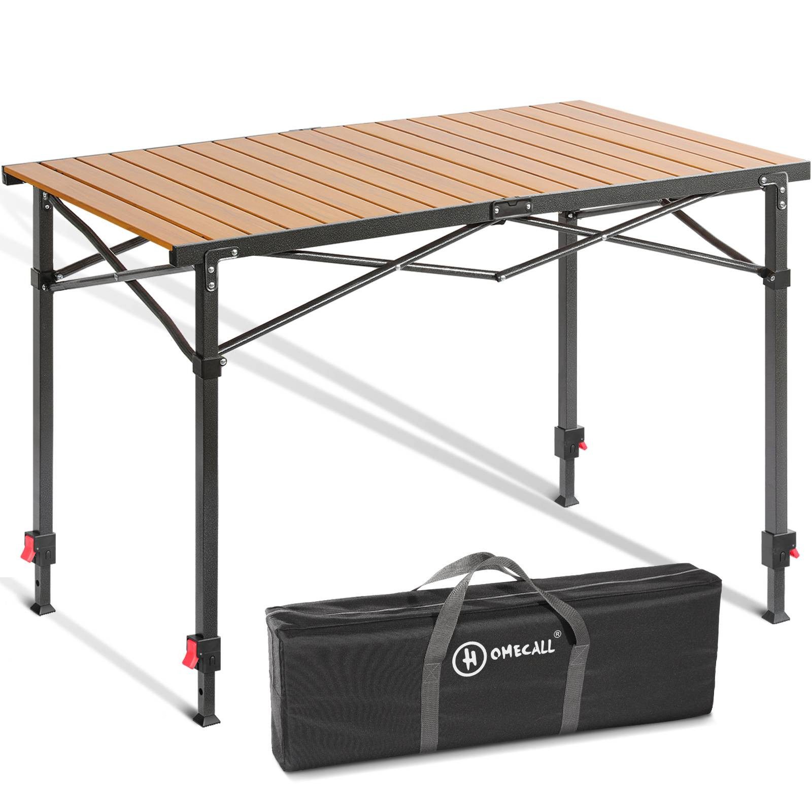 Klapptisch Campingtisch Höhenverstellbar Klappbar Balkontisch Gartentisch Tragbar