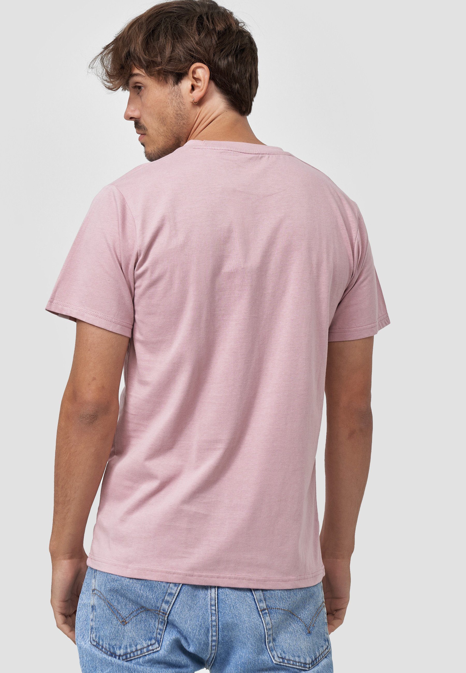 MIKON zertifizierte Pink GOTS T-Shirt Anker Bio-Baumwolle
