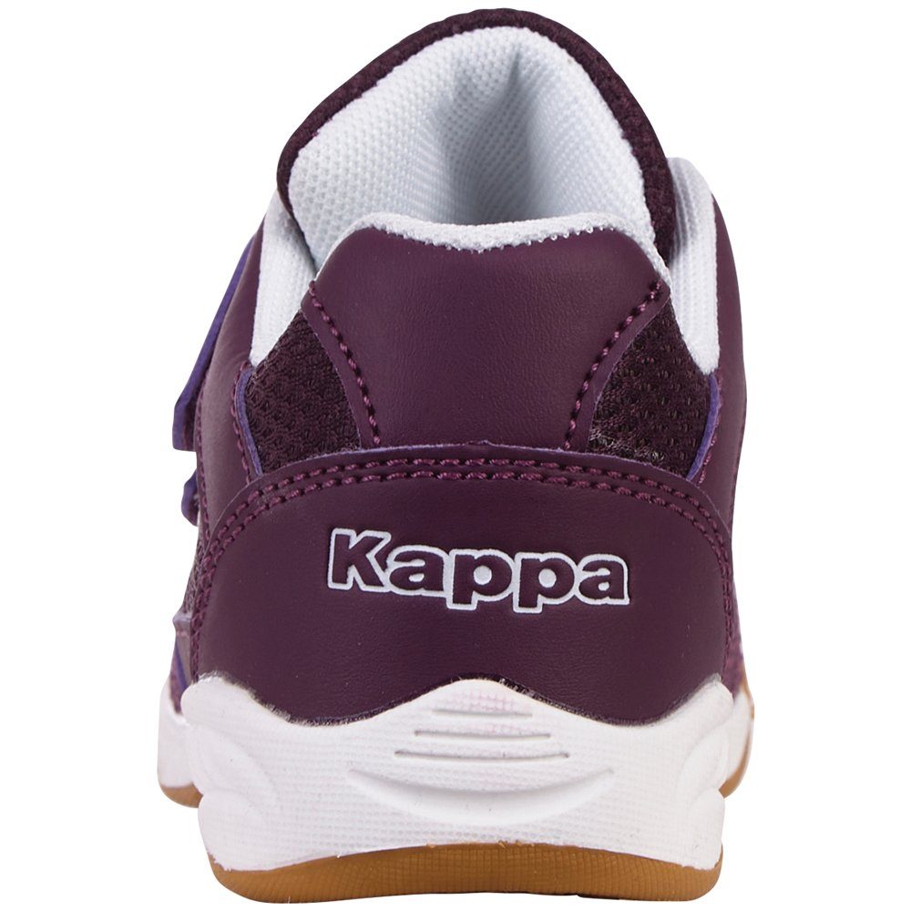 purple-white Hallenschuh Kappa für geeignet Hallenböden