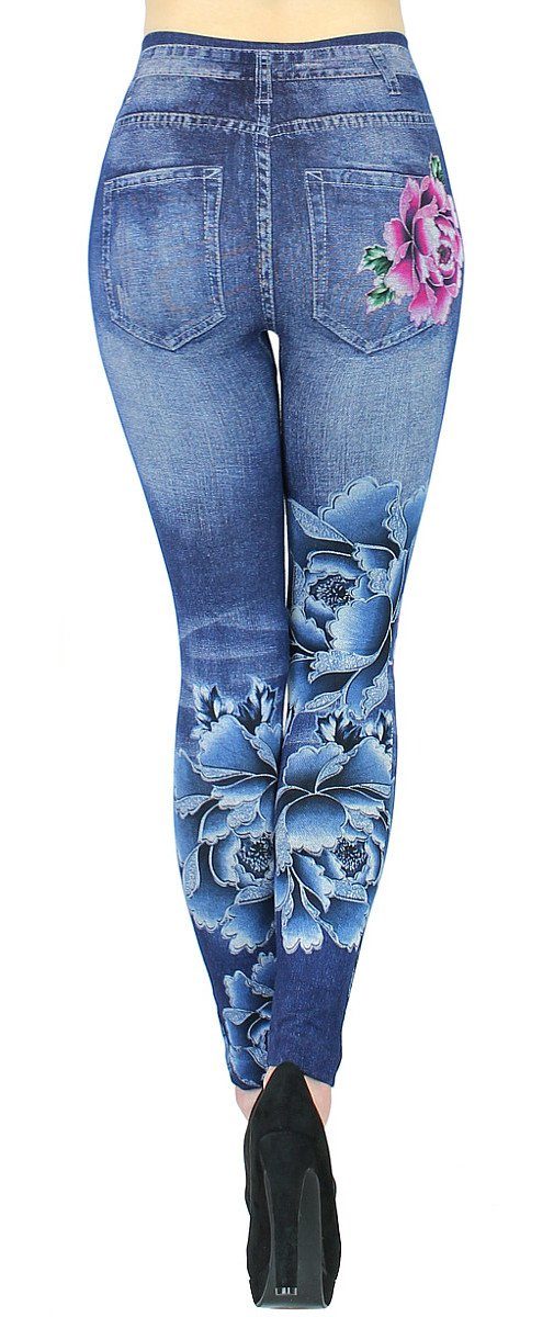dy_mode Jeggings Damen Leggings in Jeans günstig online kaufen