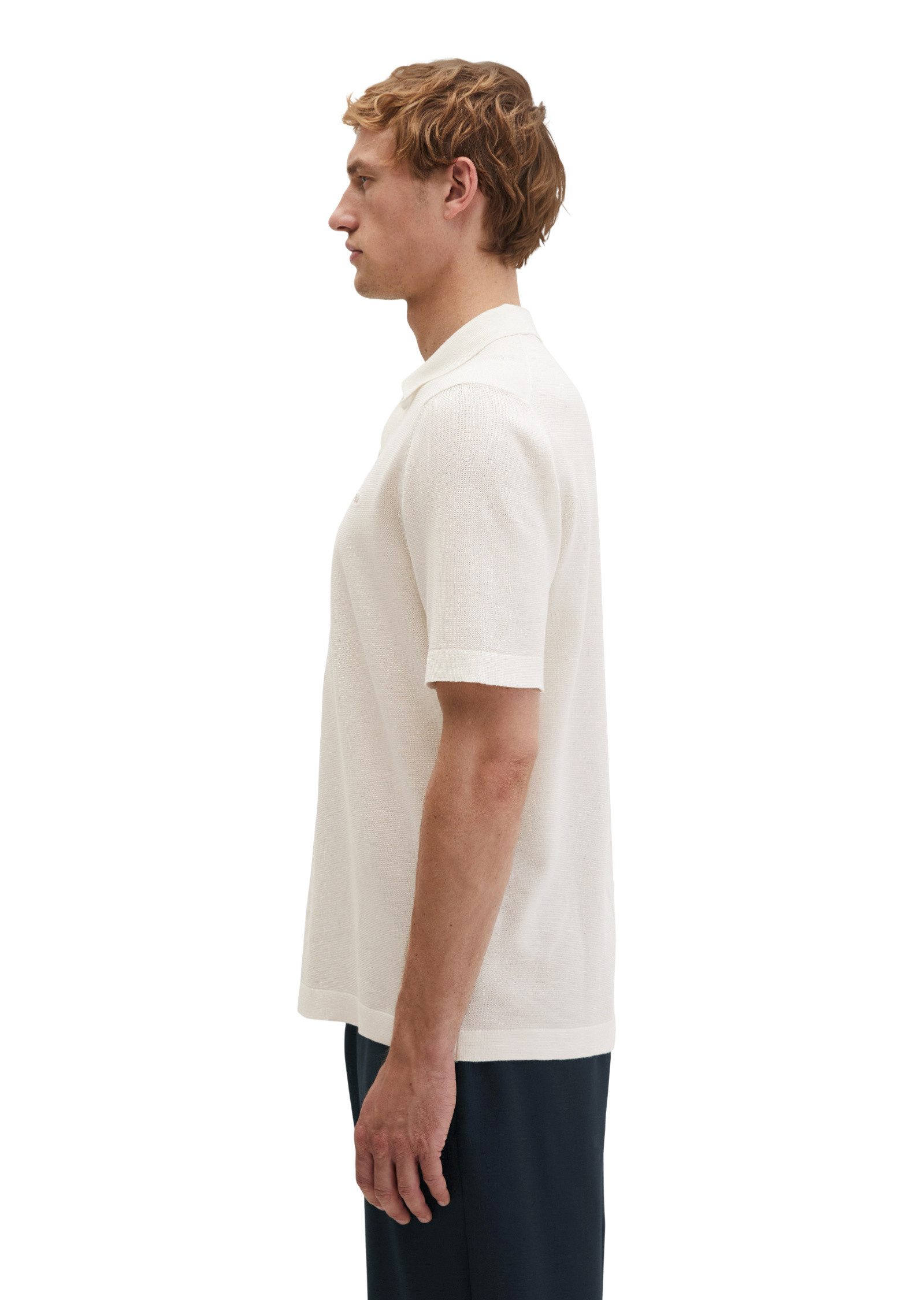 Marc O'Polo Poloshirt aus reiner Bio-Baumwolle