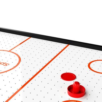 Sportime Air-Hockeytisch Airhockey Black Attacker 100x48 cm, Kratzfest und pflegeleicht
