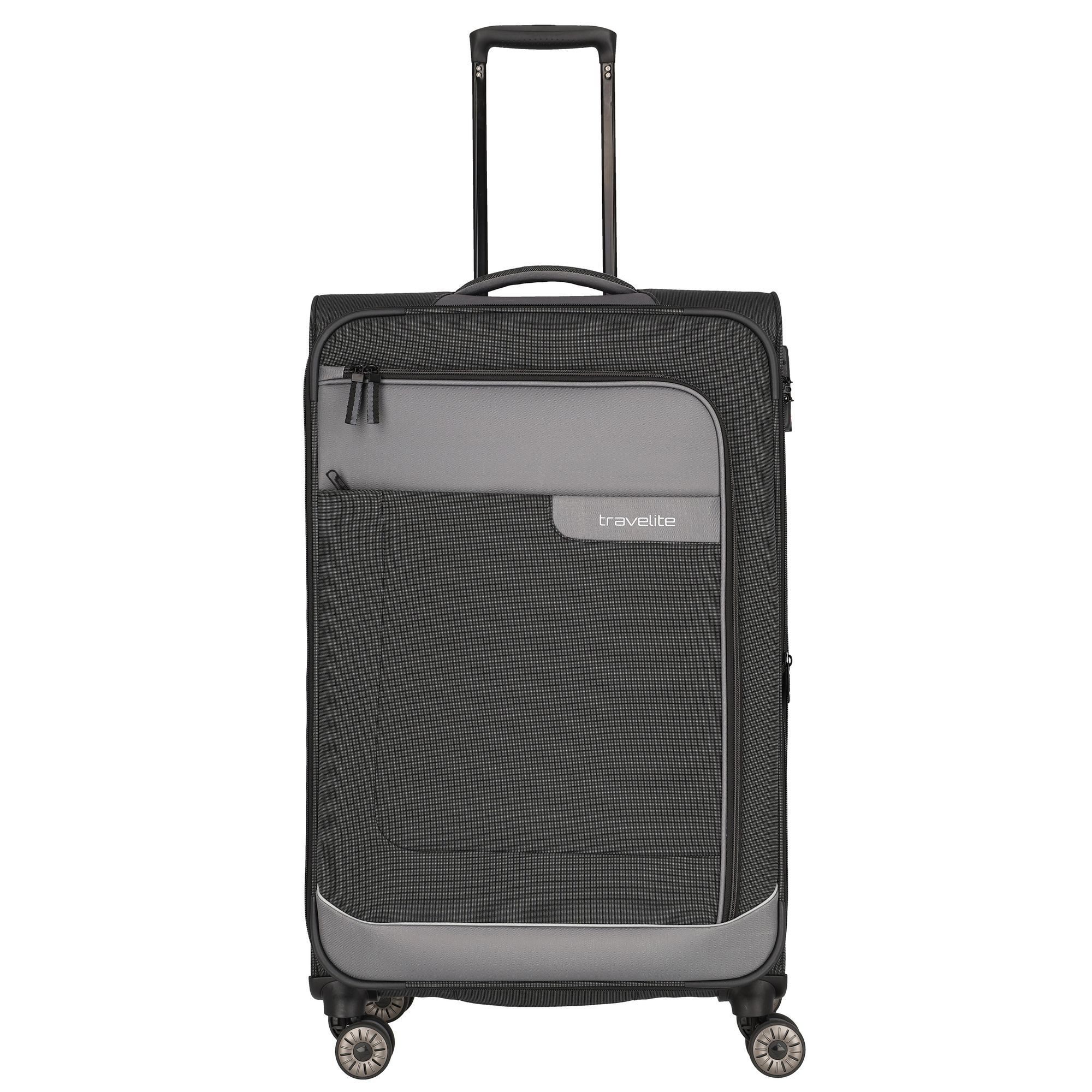 travelite Weichgepäck-Trolley VIIA, 4 Rollen, Polyester