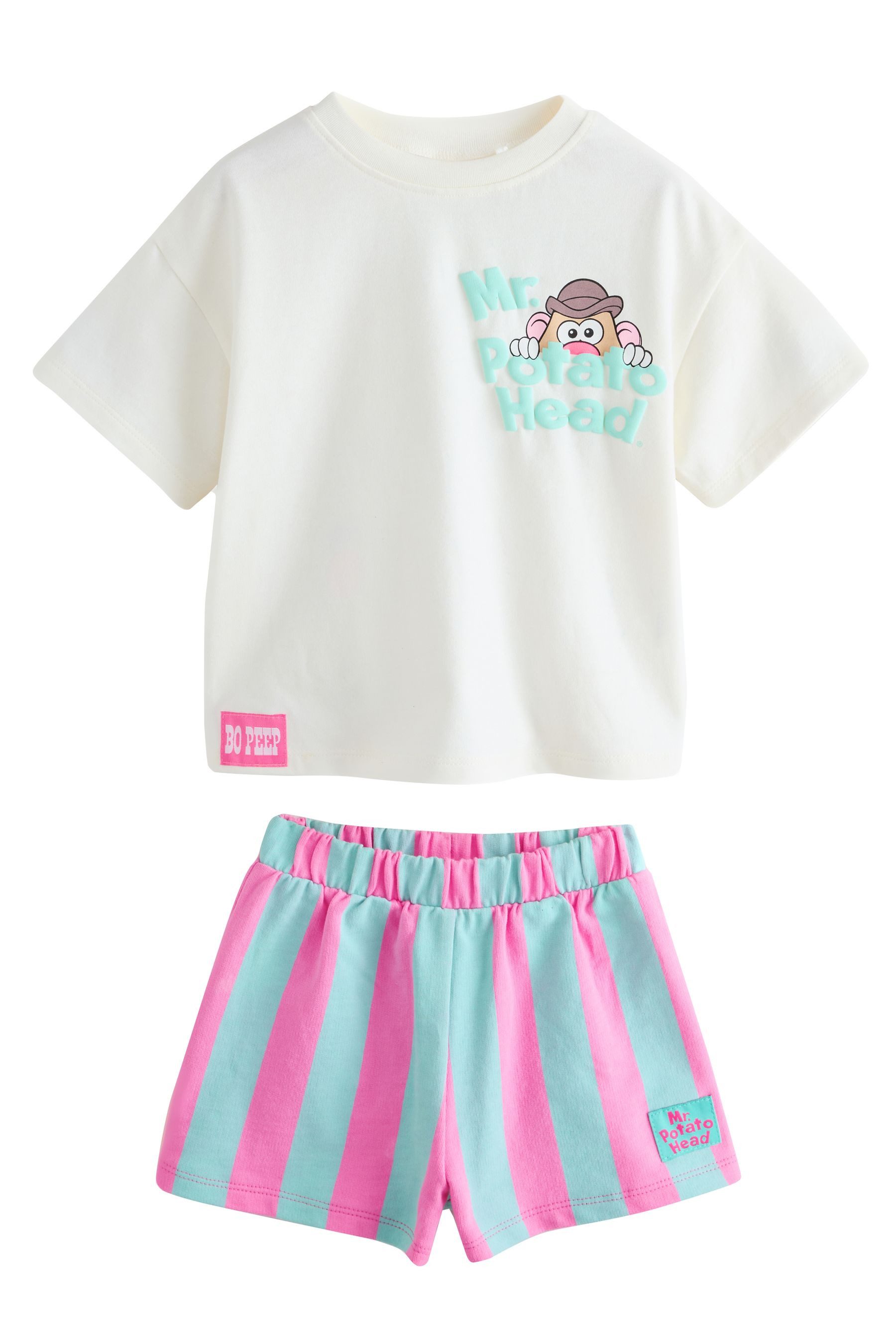 Next T-Shirt & Shorts Kurzarm-T-Shirt & Shorts, Toy Story Mr Potato Head (2-tlg)
