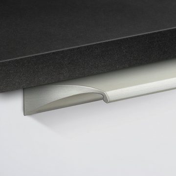 SO-TECH® Möbelgriff CURL schwarz eloxiert Schrankgriff Küchengriff (1-St), Griffleiste Länge 264 mm, Bohrlochabstand (BA) 160 mm