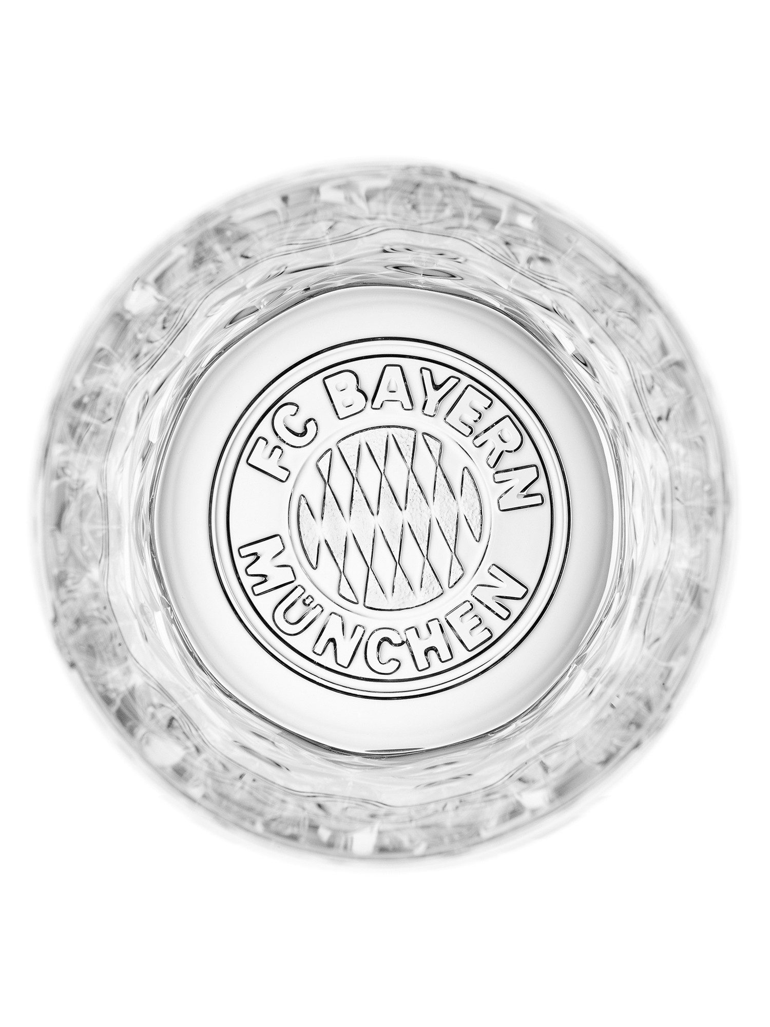 FC Bayern München Gläser-Set FC Bayern München I Kristallglas 2er Set 0,3 l I Mit Logo im Glasboden, Glas