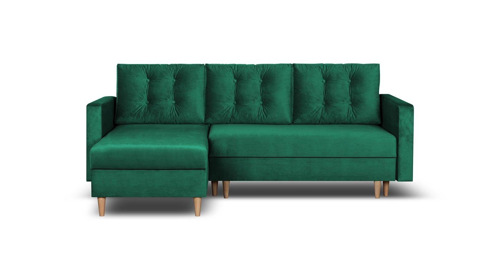 Beautysofa Ecksofa mit Schlaffunktion Sigurd L, günstig online kaufen