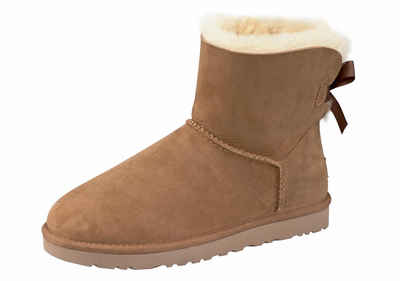 UGG Mini Bailey Bow 2 Schlupfboots Schlupfboots, Winterstiefel, Снігоходи mit dekorativer Schleife