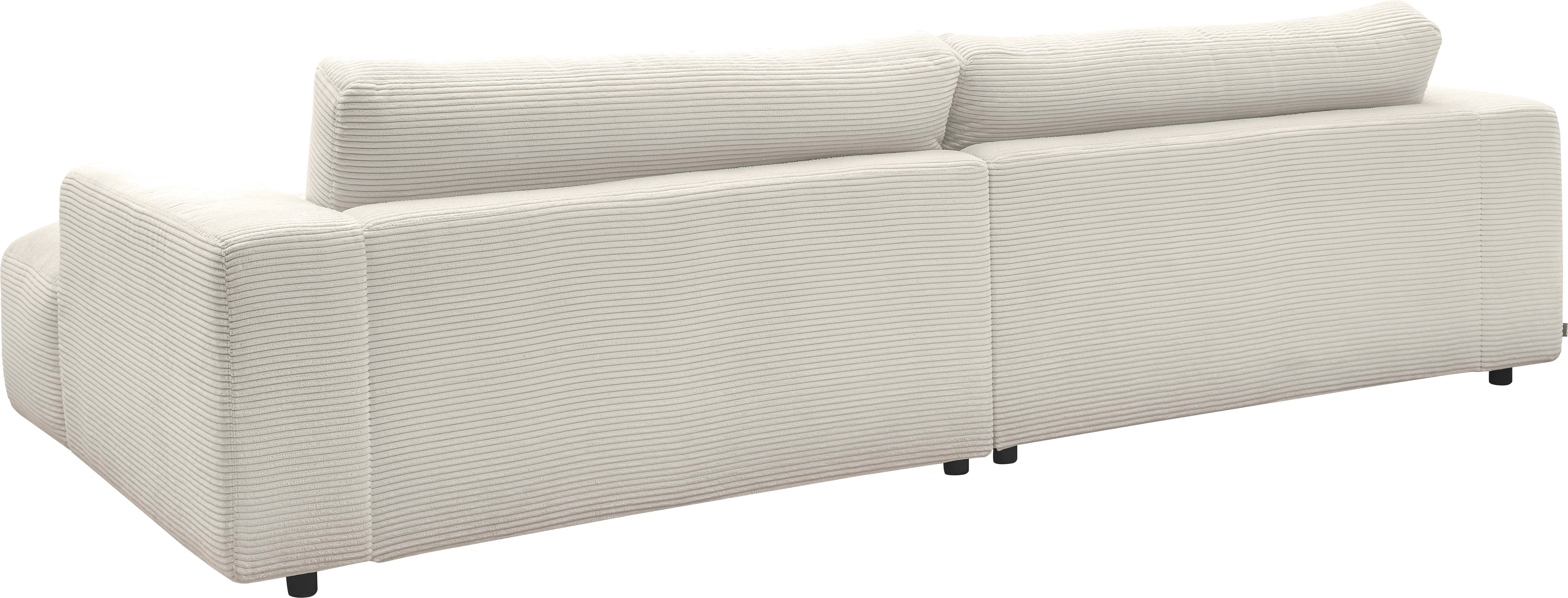 cm branded Cord-Bezug, M by GALLERY 292 Breite Loungesofa Lucia, snow Musterring