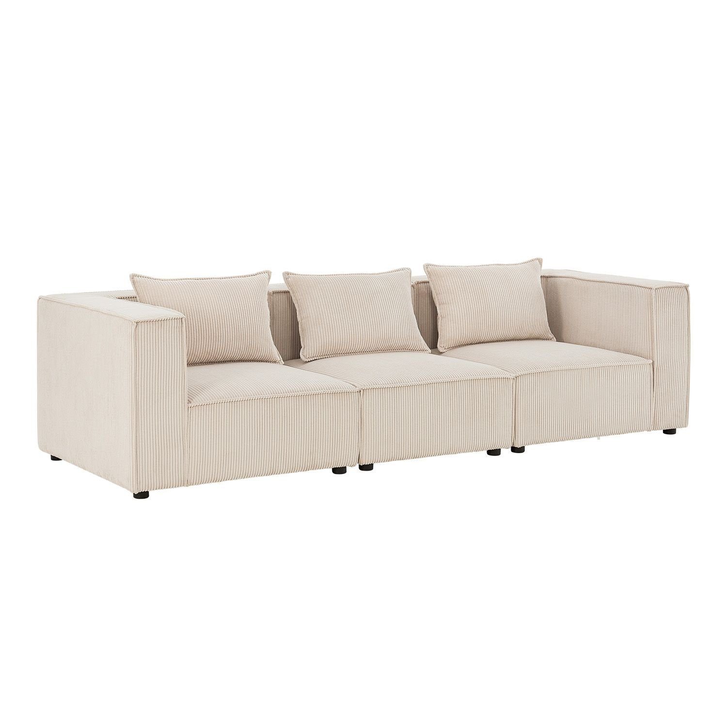 Juskys 3-Sitzer Domas, 3 Teile, M, günstig online kaufen