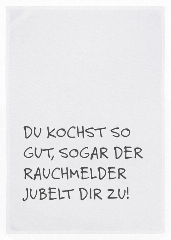 daslagerhaus living Spültuch Geschirrtuch Du kochst so gut.
