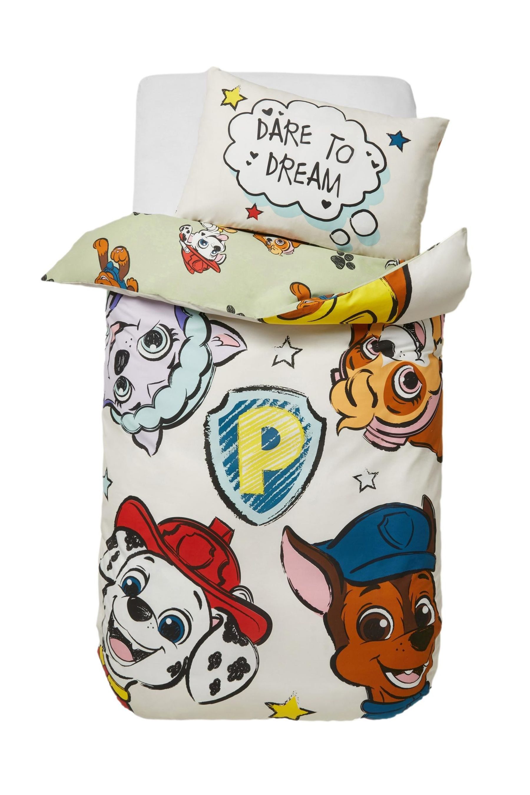 Next Bett-Set Bettbezug und Kissenbezug „PAW Patrol“, Bezug: Polyester, Baumwolle