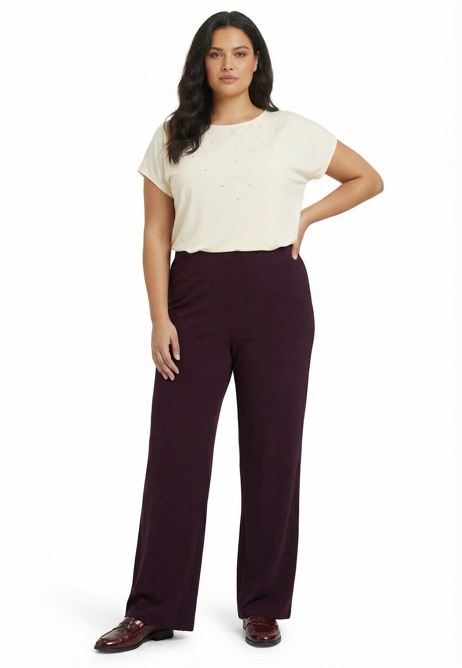 YOEK Bootcuthose Damen Hose Flare Fit