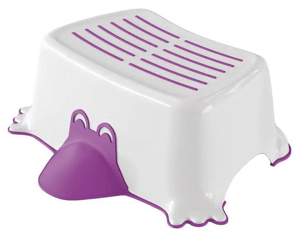 Dusch- und Badhocker DUCK Kinder-Tritthocker für das Bad, Lila