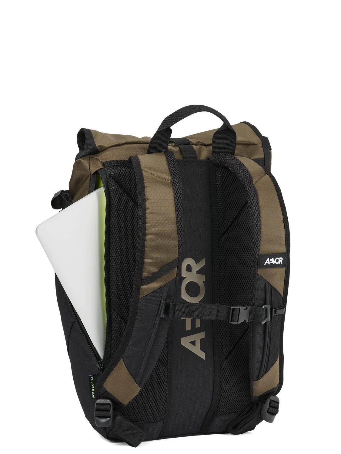 AEVOR Rucksack AEVOR Rucksack Roll Pack - Proof Olive Gold