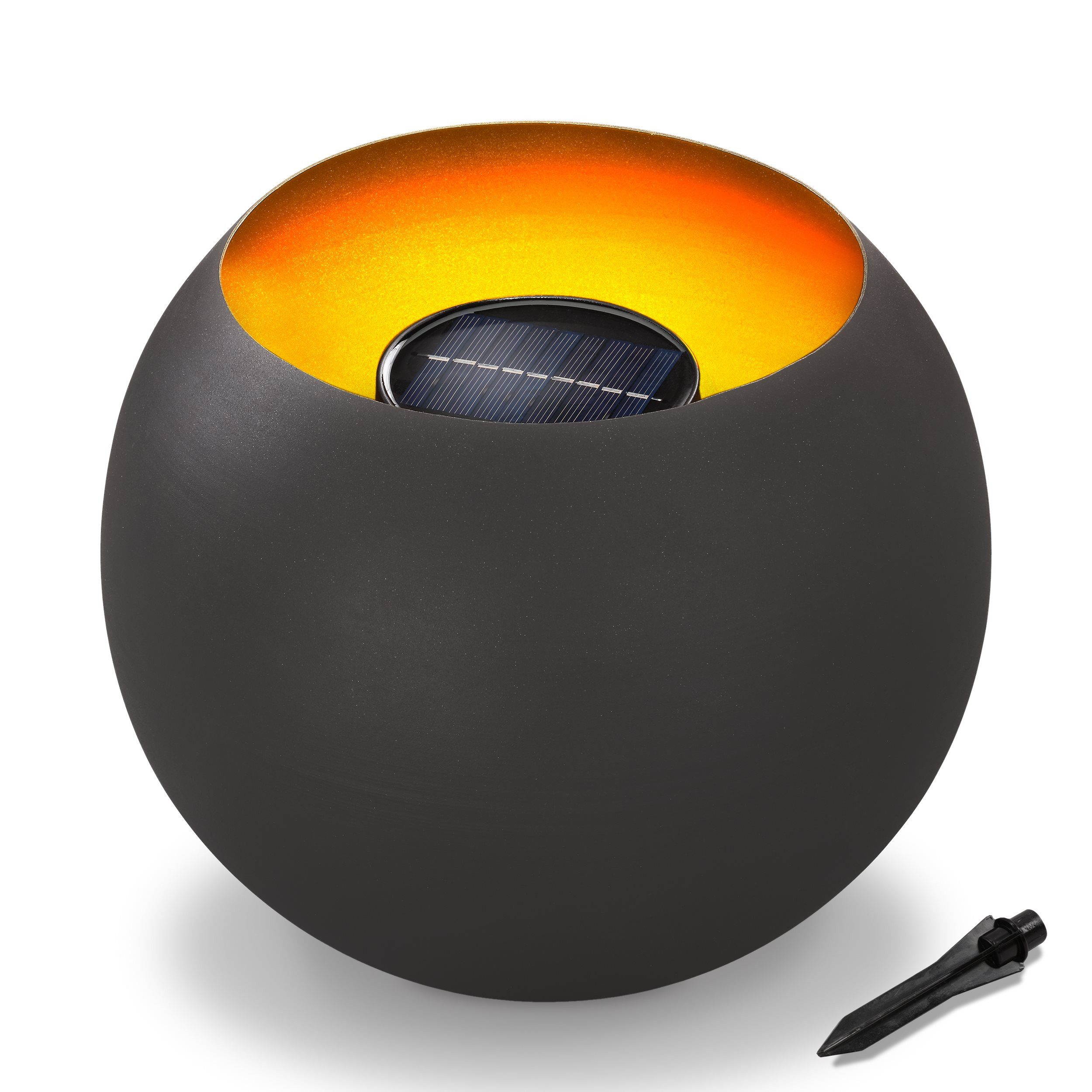esotec LED Gartenleuchte Solar Feuerschale FIRE günstig online kaufen