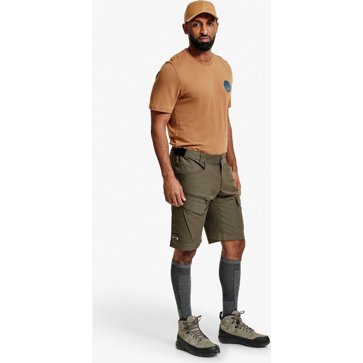 Lundhags Shorts Fulu Cargo Stretch Hybrid Shorts M Vielseitige, wasserabweisende Cargoshorts mit Stretch für Herren
