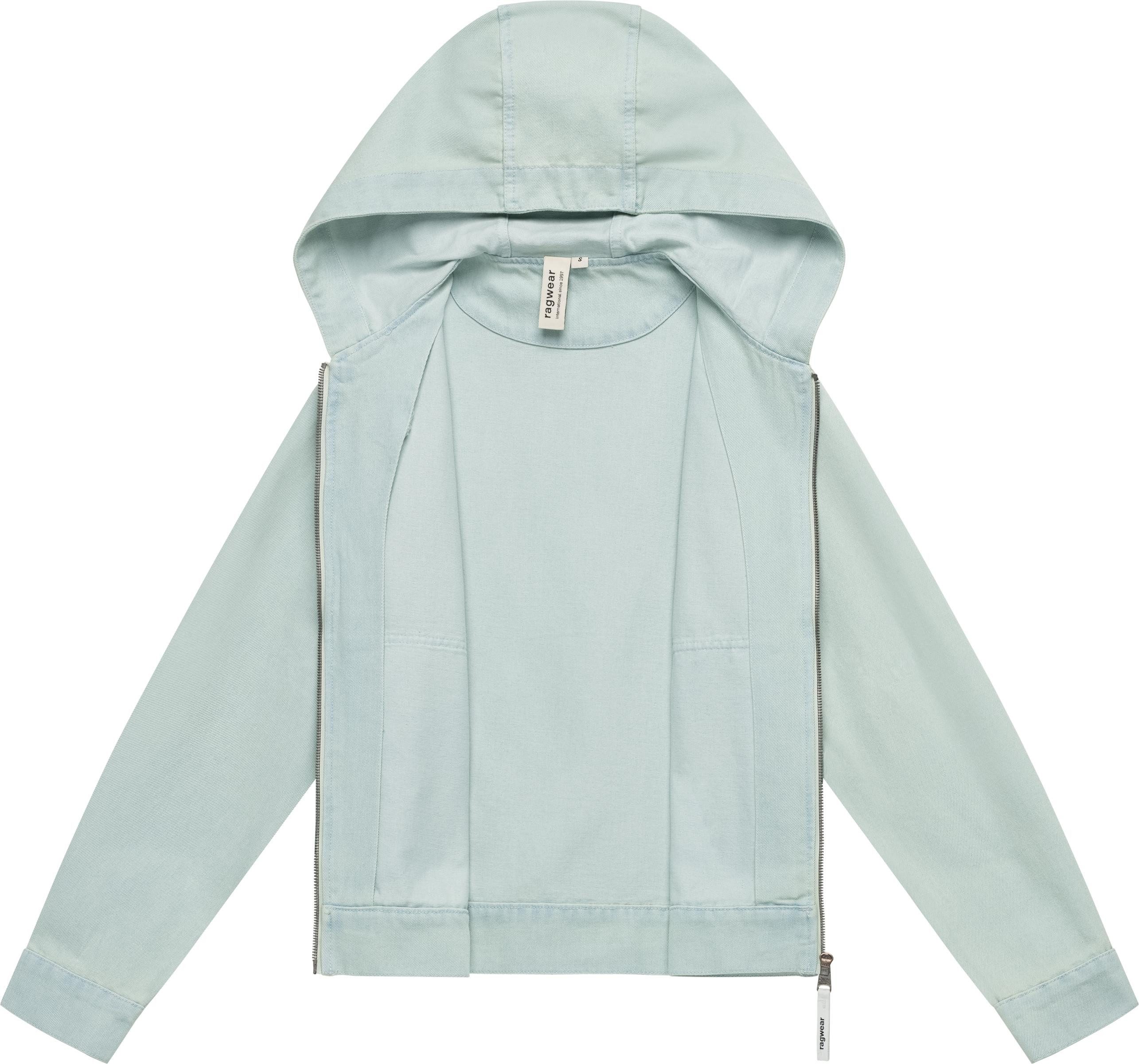 Ragwear Jeansjacke Lerris Denim Leichte Übergangsjacke in Denim-Optik mit Kapuze – Bild 4 von 5