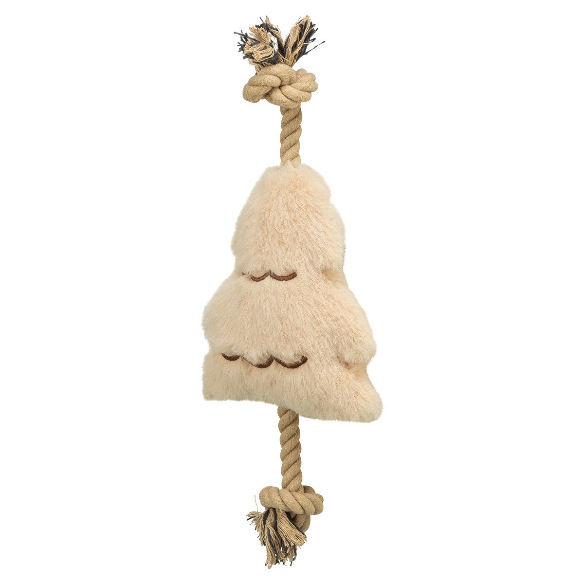 TRIXIE Tierkuscheltier Hundespielzeug Weihnachtsbaum mit Tau beige günstig online kaufen