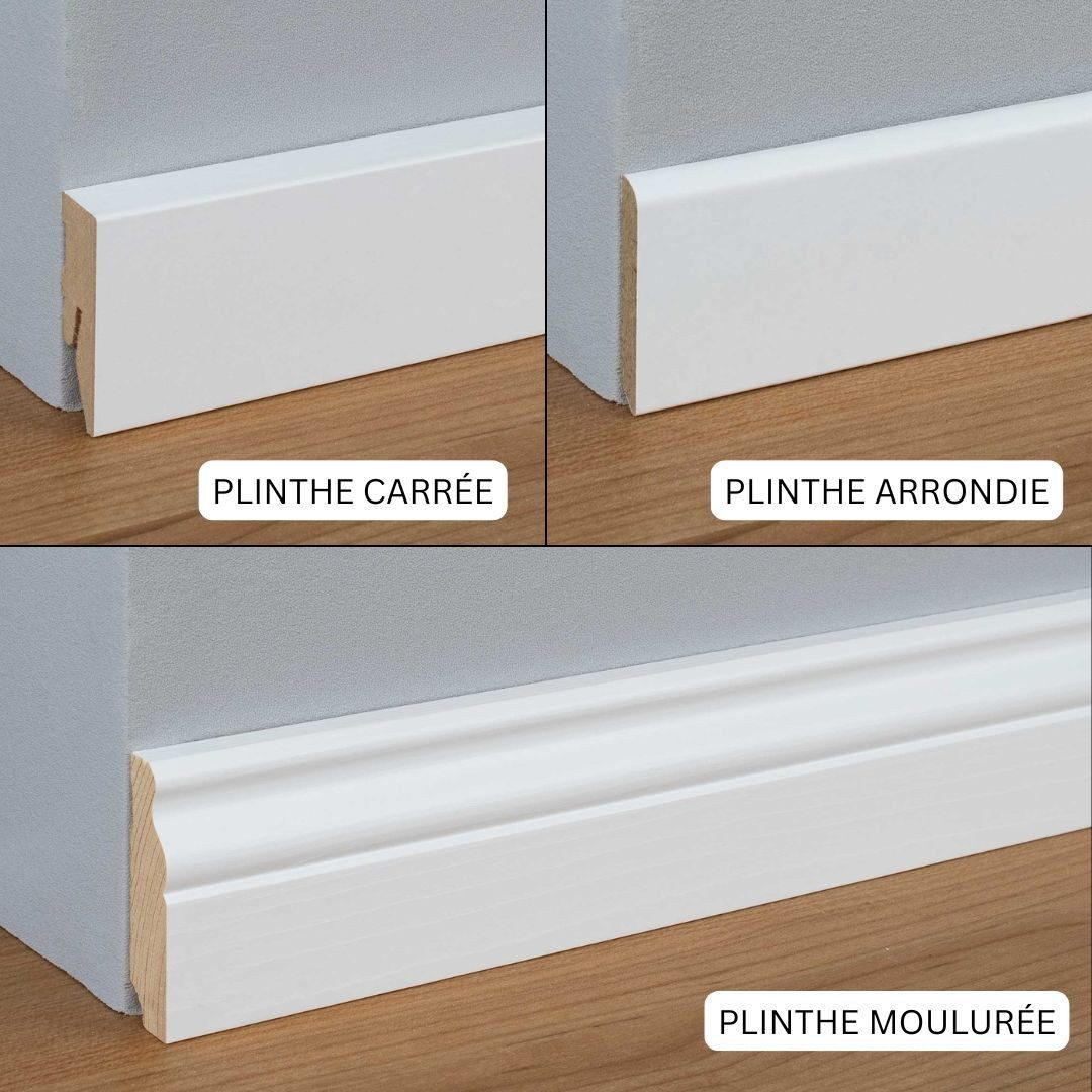 PROVISTON Sockelleiste Massivholz, 14 x 14 x 2000 mm, Dunkelbraun, Massivholz Fußleiste, L: 200 cm – Bild 4 von 5