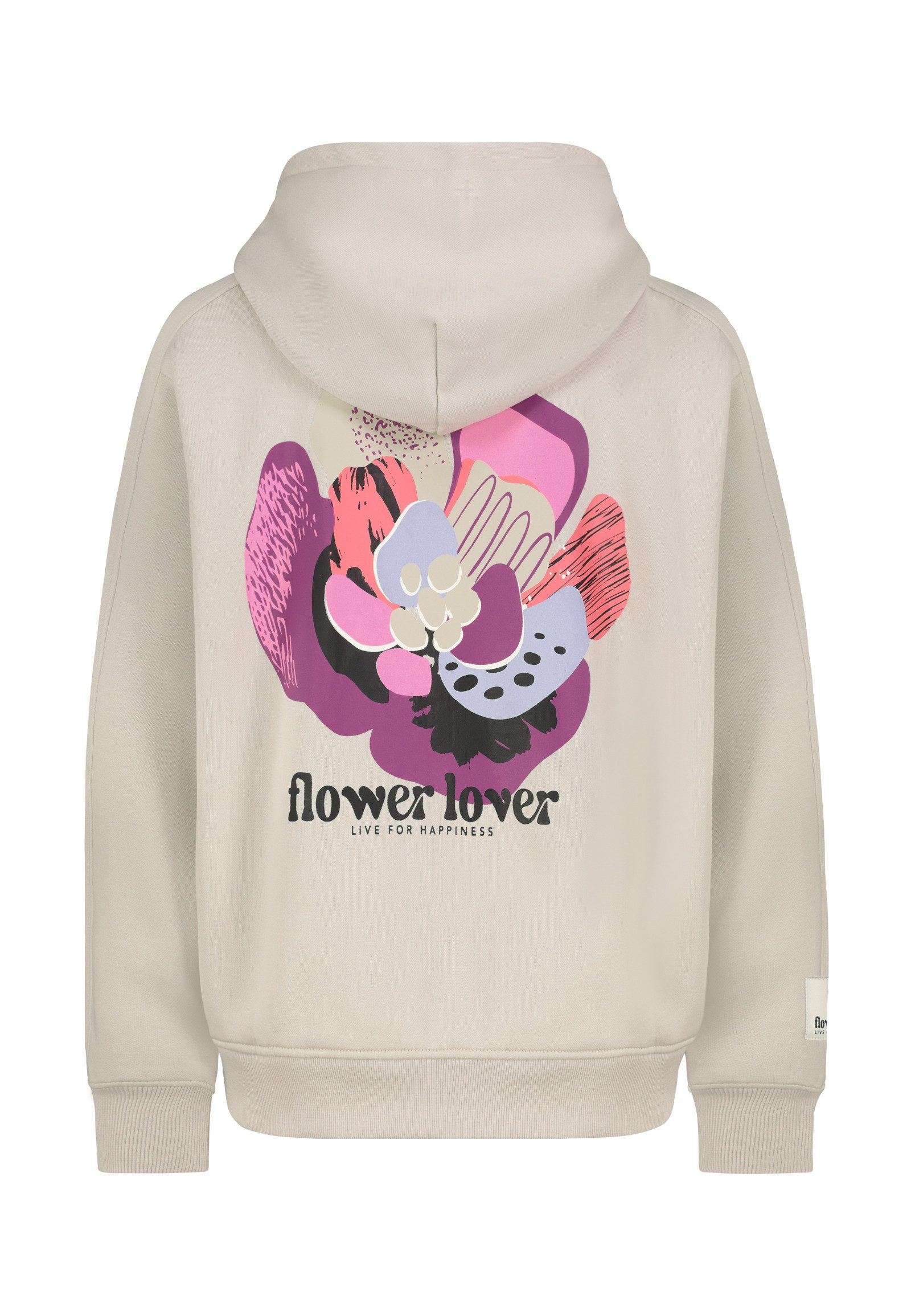 SUBLEVEL Kapuzensweatjacke Damen Jacke mit Prints und Kapuze Hoodie, Kapuze günstig online kaufen