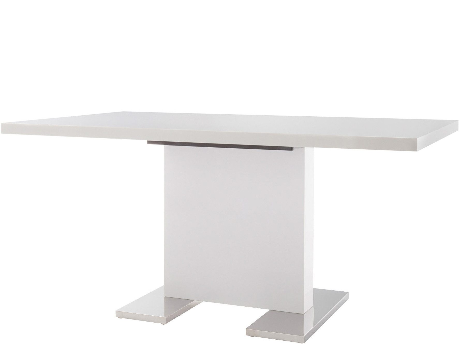 loft24 Esstisch Spring, Küchentisch, Esszimmertisch, Hochglanz Optik, Breite 160 cm