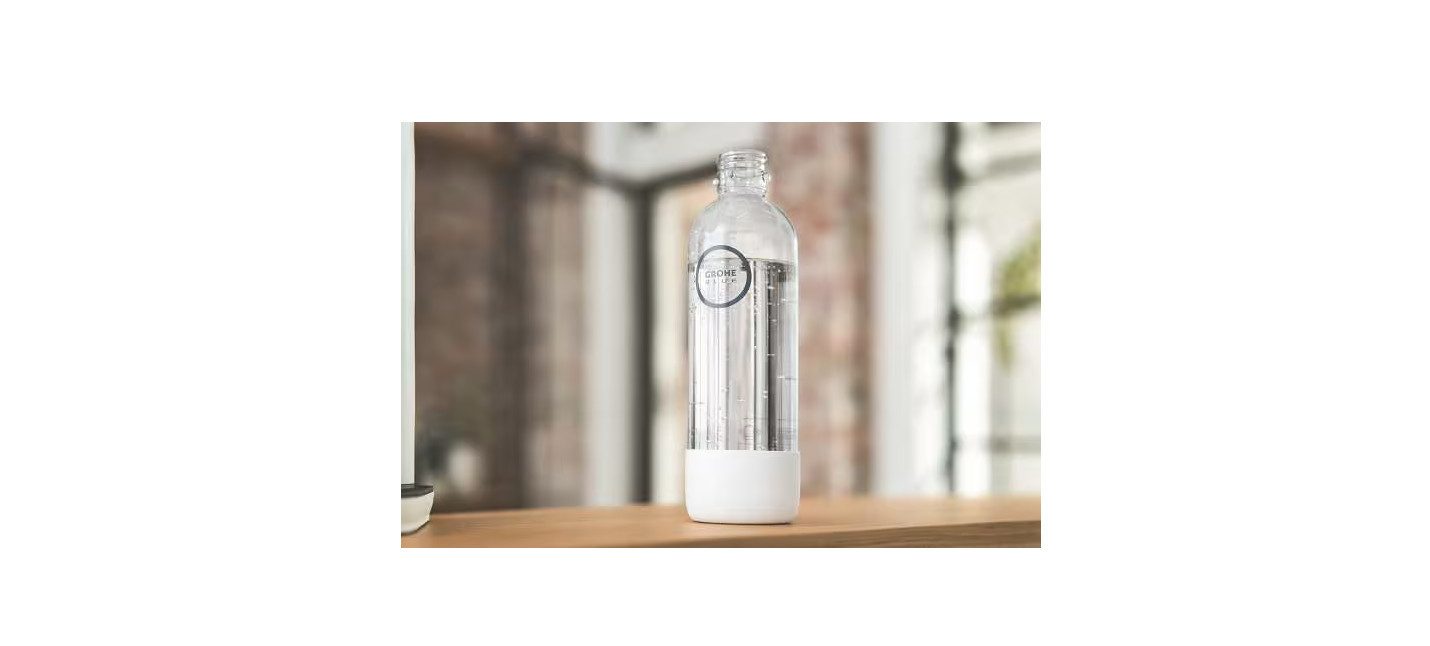 Grohe Wassersprudler Blue Fizz Ersatz-Wasserflasche, weiß (41250L00)
