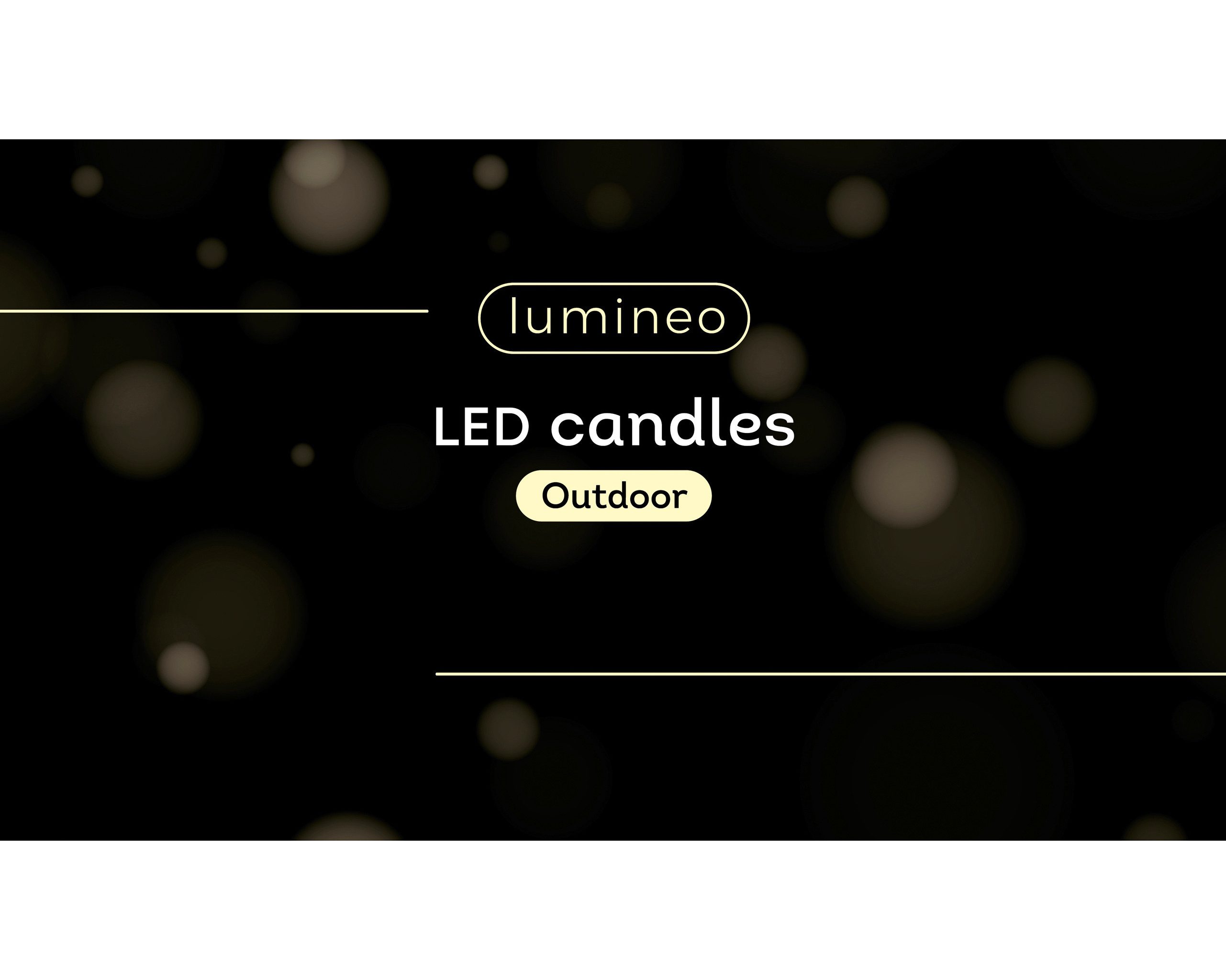 Lumineo LED-Kerze, LED Kerzen 25,5cm mit Timer Outdoor Kunststoff 2 Stk. Lila / Warmweiß