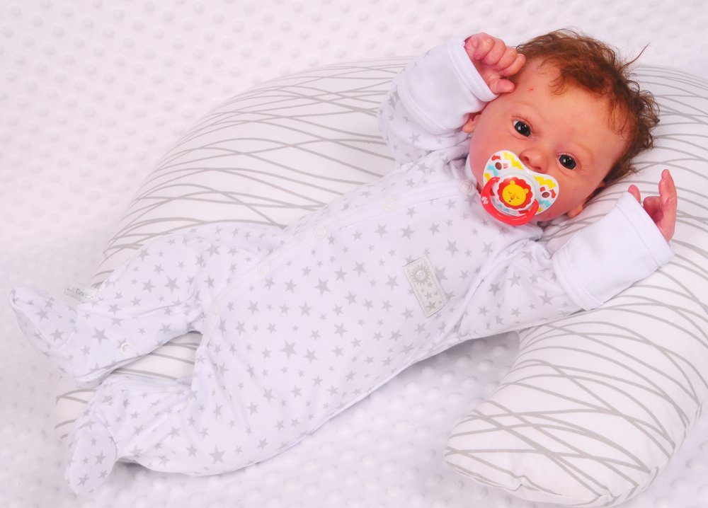 Schlafanzug Overall Kratzschutz Strampler Baby Bortini La Strampler mit