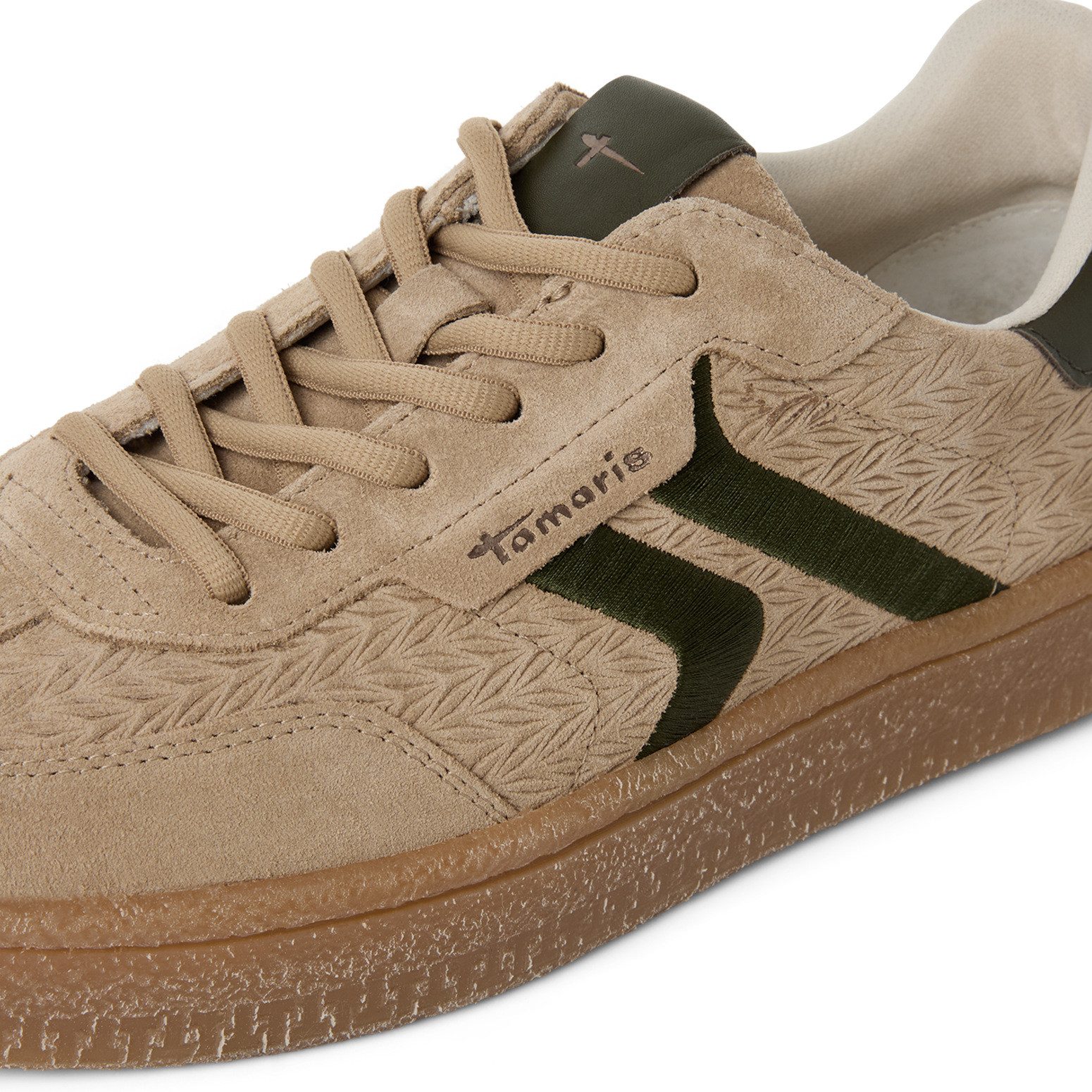 Tamaris Plateausneaker Freizeitschuh, Halbschuh, Schnürschuh im Retro-Look
