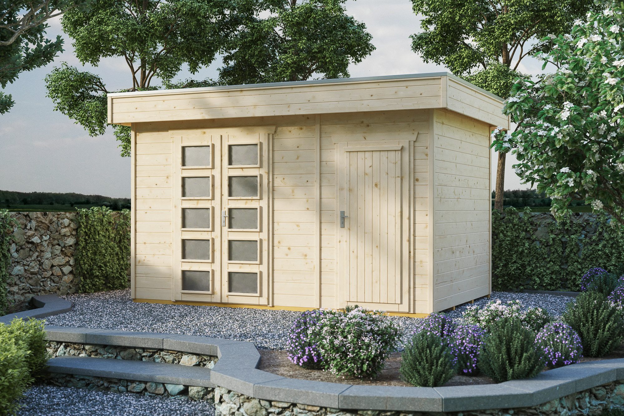 Skanholz Gartenhaus Venlo 3, BxT: 420x290 cm