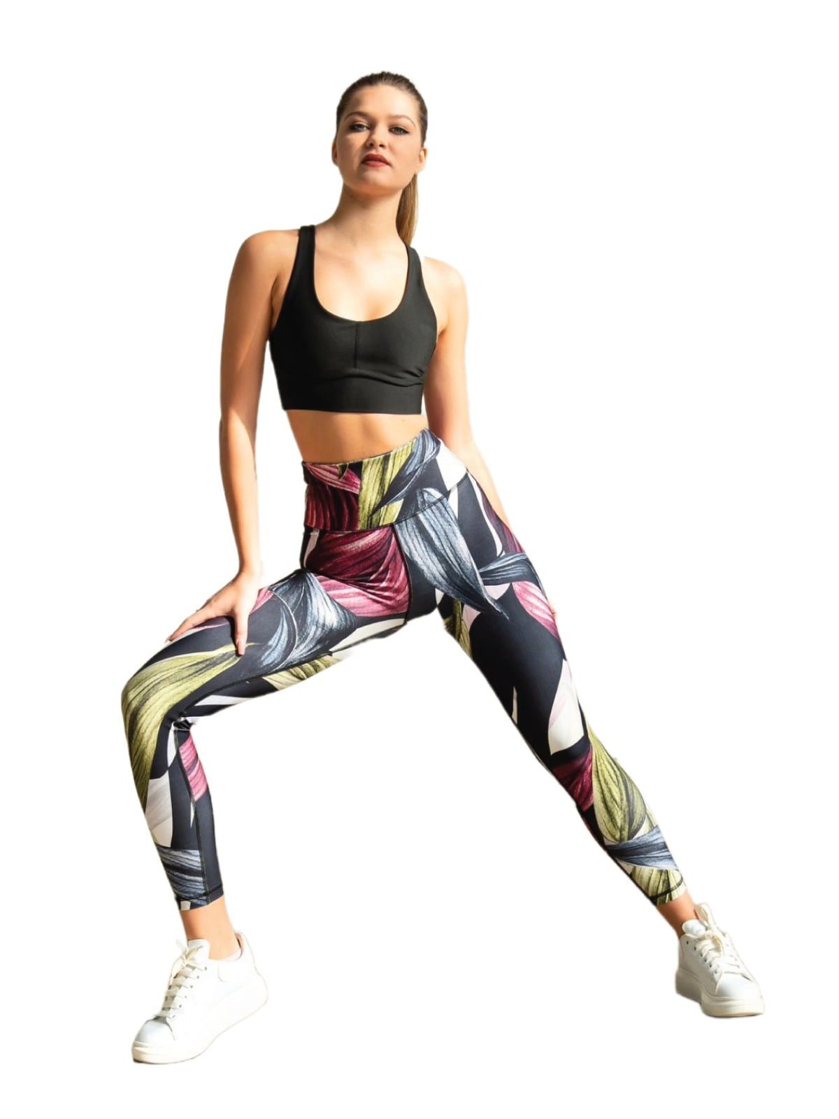 Lismina Leggings Extra High Waist Leggings Atmungsaktiv, Elastischer Bund