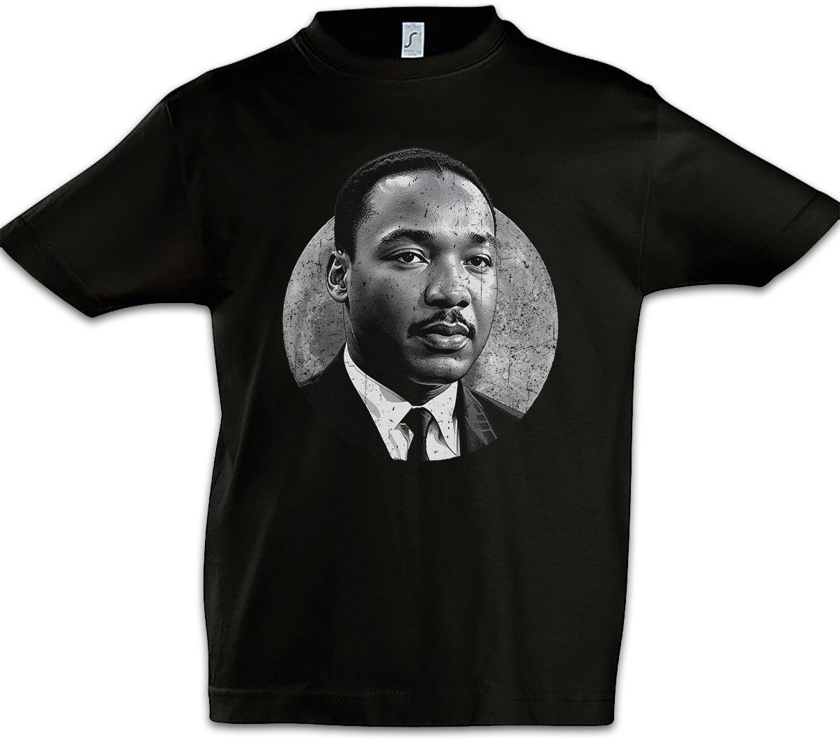 Print-Shirt MLK Moon Kinder T-Shirt Martin African Luther American King Leader Dr.
