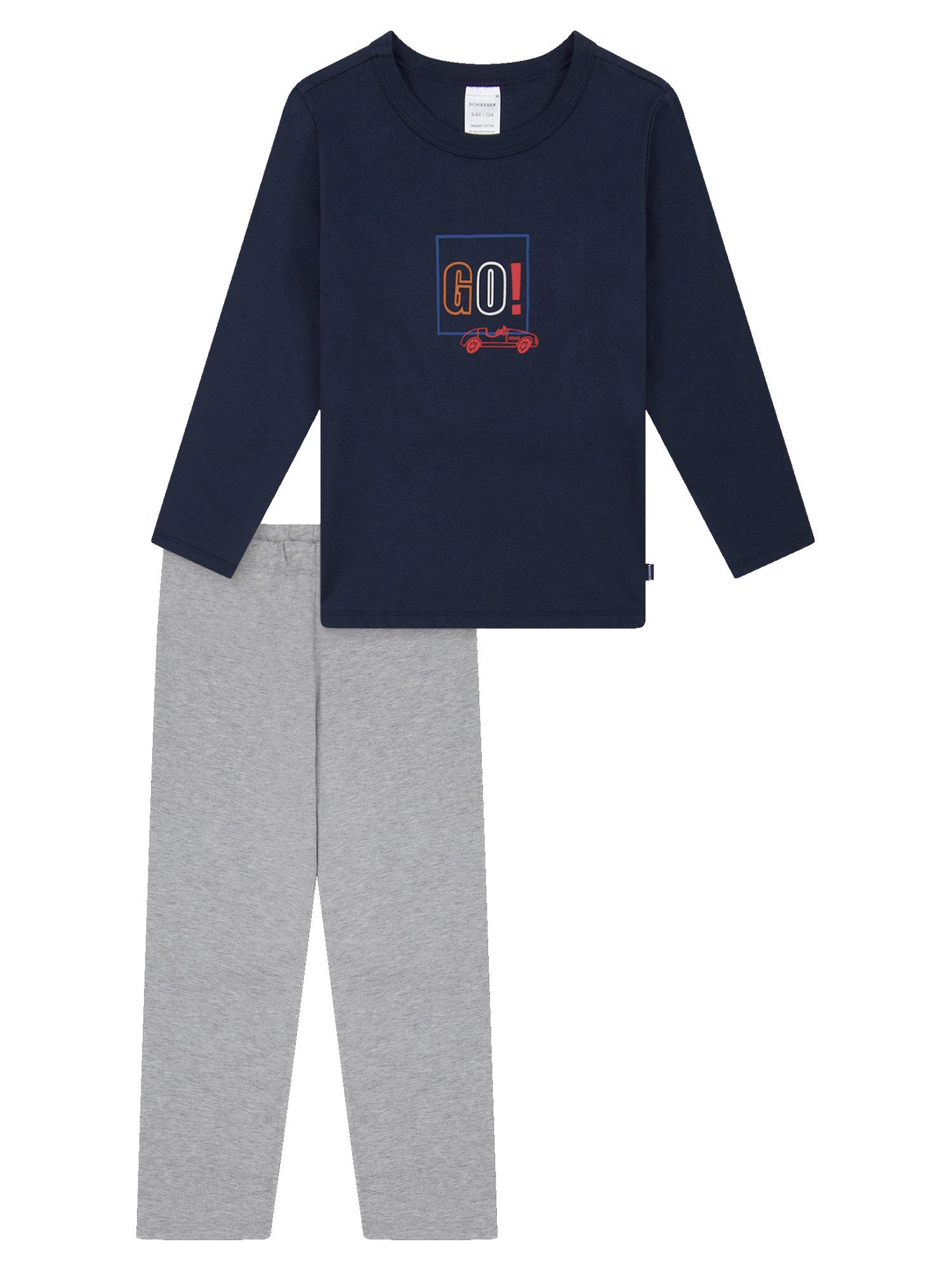 Schiesser Pyjama Nightwear (2 tlg) schlafanzug schlafmode bequem