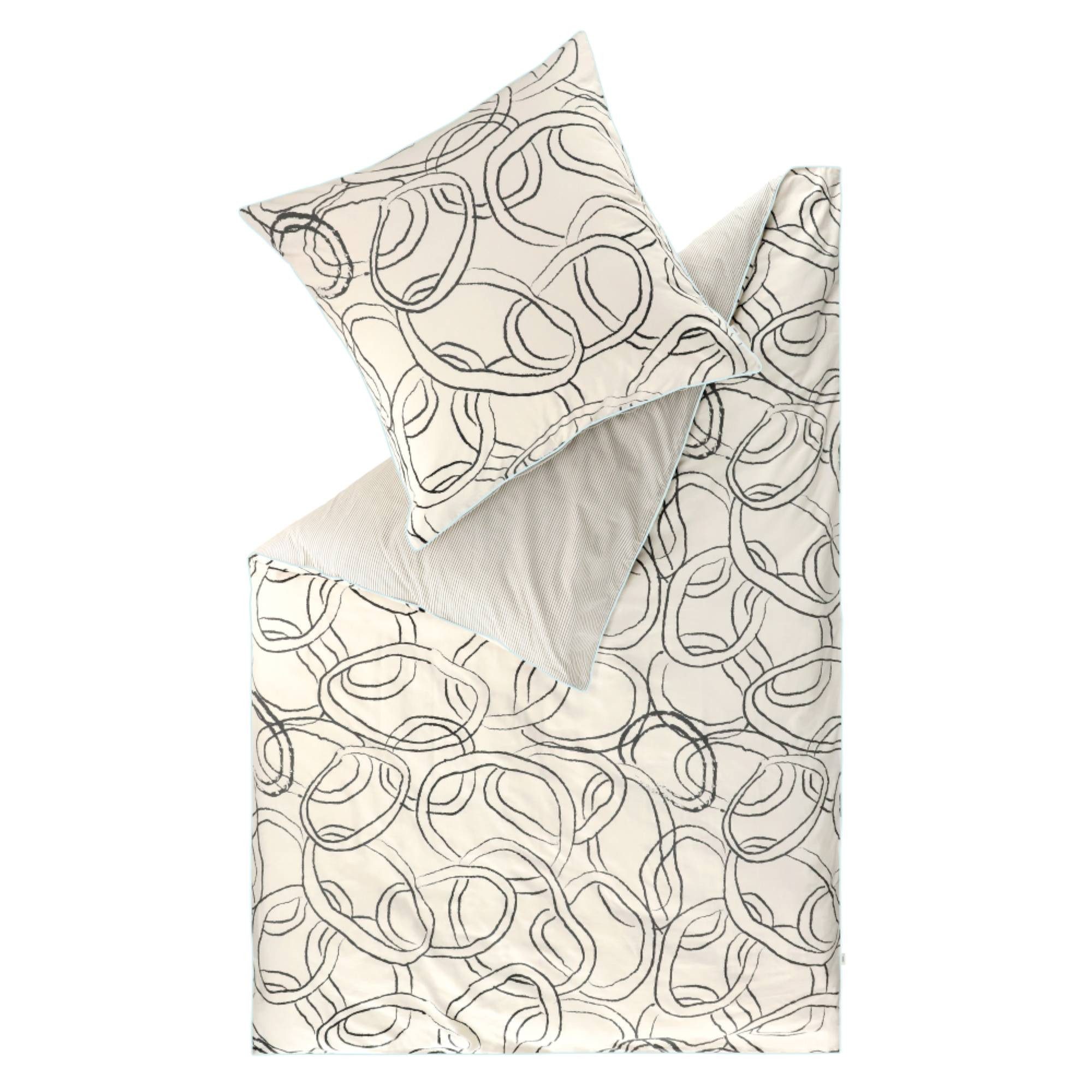 Esprit Bettwäsche GABIN Renforcé Bettwäsche, Baumwolle, 1 teilig, 140 x 200 cm in Beige