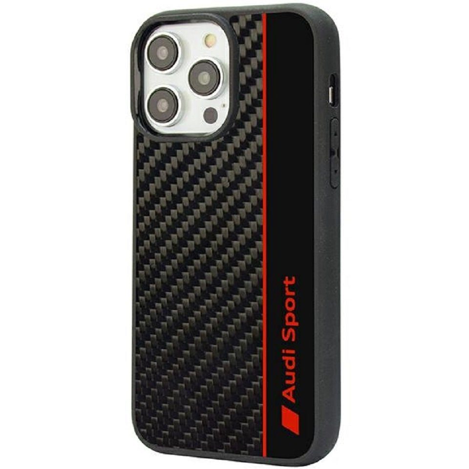 iPhone 14 Pro Case Hülle - Audi Sport echte Carbon-Fiber mit