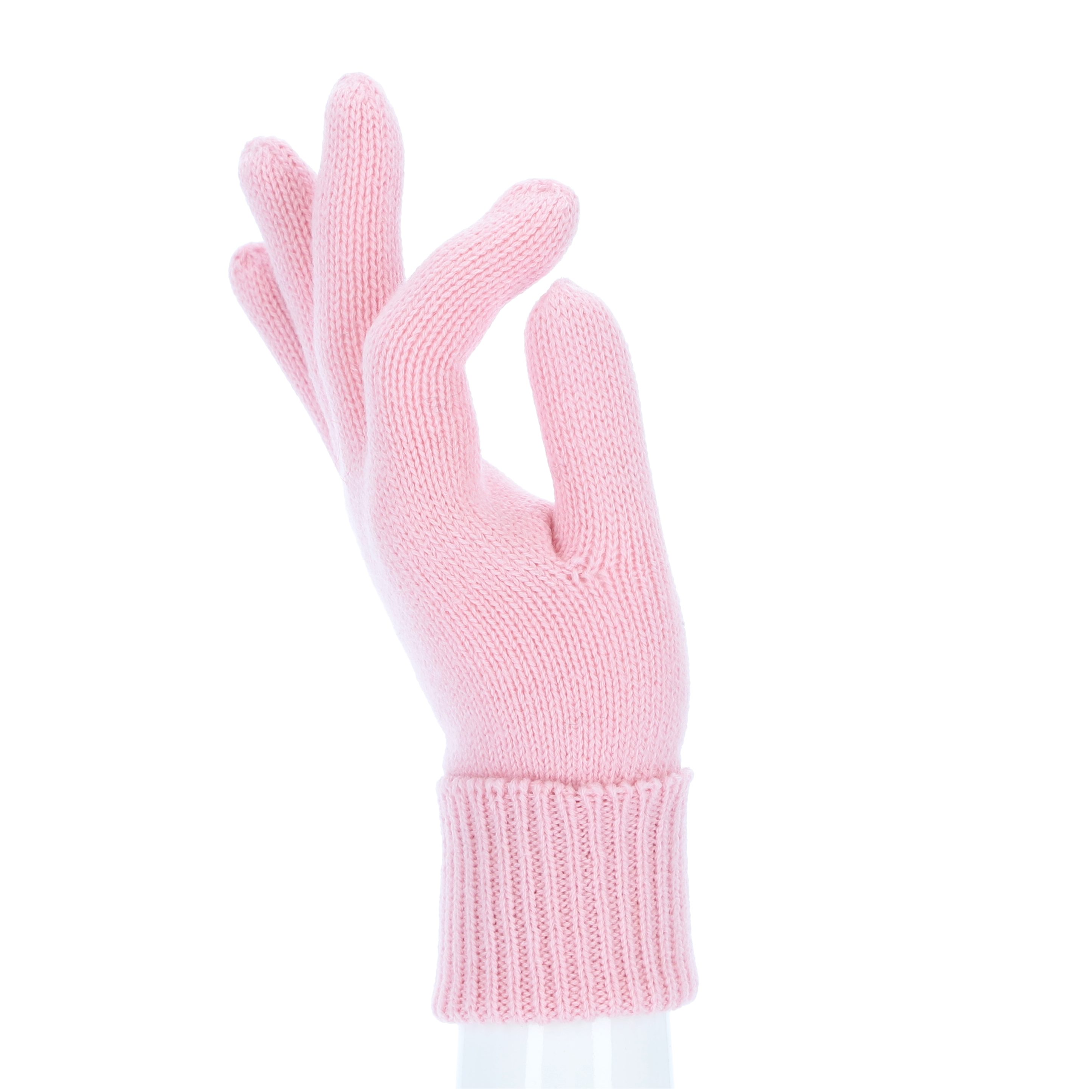 halsüberkopf Accessoires Strickhandschuhe in Farben! Feinstrick rosé tollen