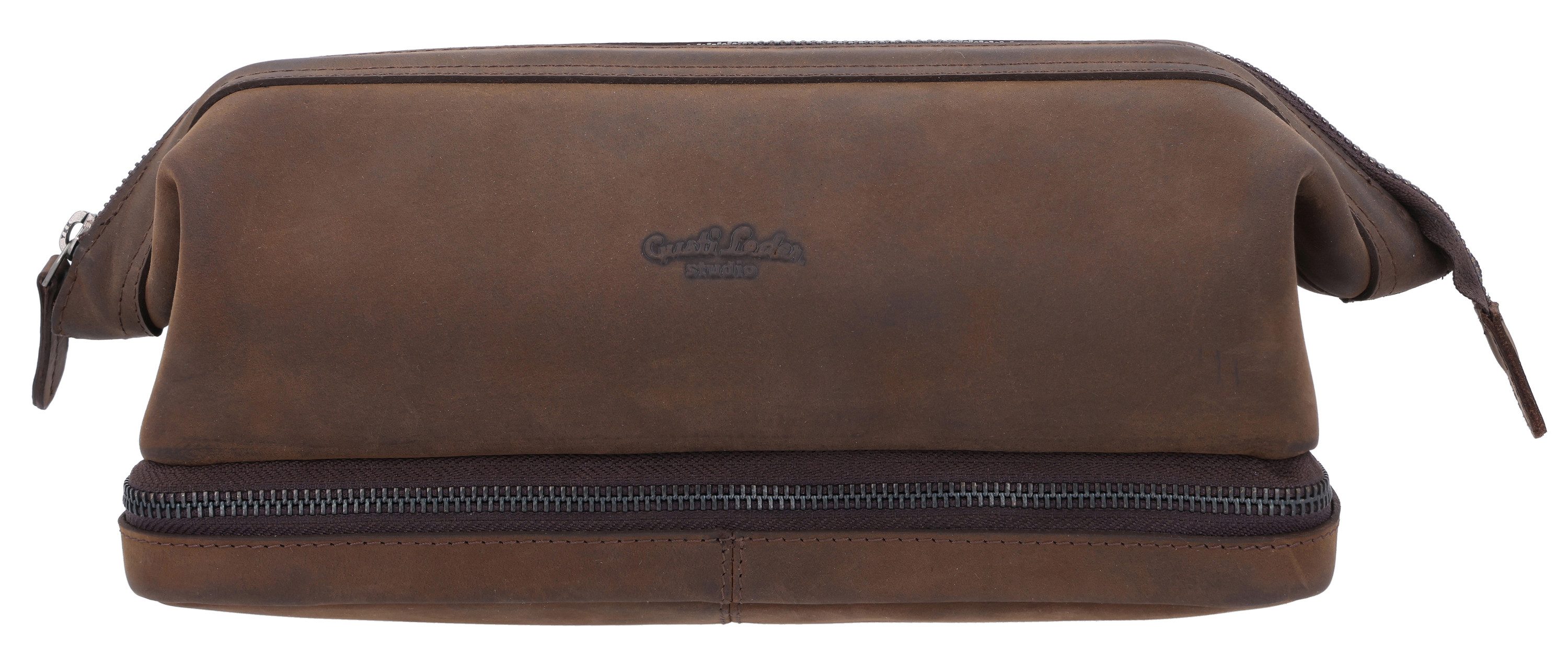 Gusti Leder Kulturbeutel Gusti Leder Waschtasche Quinn (1-tlg)
